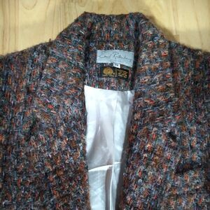 Vintage Earl Rutenberg Multicolor Wool Blazer Jacket